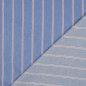 Preview: Baumwoll Denim - Big Stripes - light blue