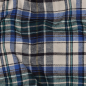 Preview: Flanell - Idan Karo - beige/blau/anthrazit