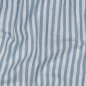 Preview: Musselin - Piero Streifen - garngefärbt - hellblau/weiß