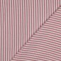 Preview: Musselin - Piero Streifen - garngefärbt - rosa/weiß