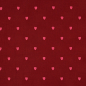Preview: Musselin - Cuore - bestickt - dunkelrot/pink