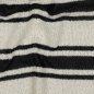 Preview: Sommerstrick - Big Black Stripe - creme/black