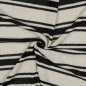 Preview: Sommerstrick - Big Black Stripe - creme/black