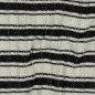 Preview: Sommerstrick - Small Black Stripe - creme/black