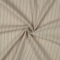 Preview: Viskose Leinen - Tira Streifen - grau lurex/ sand