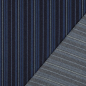 Preview: RESTSTÜCK 1,30m !!! - Denim - Thade Stripes - indigo blau