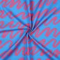 Preview: Feine Baumwoll Popeline - Making Waves - blue pink - Nerida Hansen
