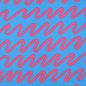 Preview: Feine Baumwoll Popeline - Making Waves - blue pink - Nerida Hansen