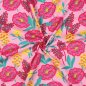 Preview: Feine Baumwoll Popeline - Fresh Flowers - rose pink - Nerida Hansen
