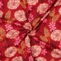 Preview: Feine Baumwoll Popeline - Fresh Flowers - bordeax nude - Nerida Hansen