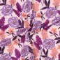Preview: RESTSTÜCK 1m !!! - Feine Baumwoll Popeline - Fresh Flowers - nude lilac - Nerida Hansen