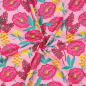 Preview: RESTSTÜCK 0,80m !!! - Feine Baumwoll Popeline - Fresh Flowers - rose pink - Nerida Hansen