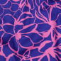 Preview: RESTSTÜCK 1,10m !!! - Baumwoll Satin - Magnolia - royal blue - Nerida Hansen