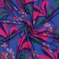 Preview: Viskose Stretch - Spring Garden - royal blue/magenta - Nerida Hansen