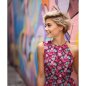 Preview: Viskose mit LENZING™ ECOVERO™ Fasern - Amira Floral - plum - Nerida Hansen