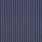 Preview: Baumwoll Denim - Small Stripes - dark blue