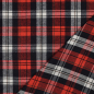 Preview: Flanell - Darvin Karo - rot/dunkelblau