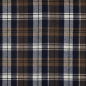 Preview: Flanell - Darvin Karo - braun/dunkelblau
