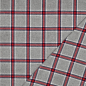 Preview: Flanell - Jarred Karo - grau/marine/rot