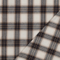 Preview: Flanell - Claude Karo - sand/blau/braun
