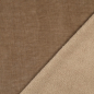 Preview: Doubleface Verlours Sherpa/Teddy - uni - schlamm