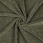 Preview: Doubleface Verlours Sherpa/Teddy - uni - khaki