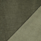 Preview: Doubleface Verlours Sherpa/Teddy - uni - khaki
