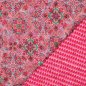 Preview: Doubleface Baumwollstepper - Nehama - rosa/orange