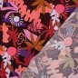 Preview: Viskose mit LENZING™ ECOVERO™ Fasern - Bloomfield - bordeaux/rosa/orange