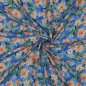 Preview: Viskose - Nila Flowers - blue/orange