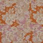 Preview: Viskosesatin - Ranya Flowers - sand/rosa/orange