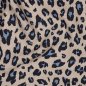 Preview: Viskose Leinen - Lando Leo - beige/blau/hellblau