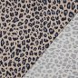 Preview: Viskose Leinen - Lando Leo - beige/blau/hellblau