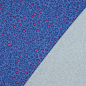 Preview: RESTSTÜCK 1,00m !!! - Rib Jersey - Roxy Leo - blau/pink
