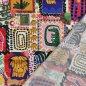 Preview: Baumwoll Satin - matt - Wild Patchwork - multicolor
