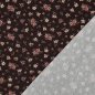 Preview: Jersey - Small Valeria Flowers - nude/khaki/rost/braun