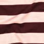 Preview: Soft Sweat - Meiko Stripes - bordeaux/zartrosa