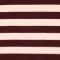 Preview: Soft Sweat - Meiko Stripes - bordeaux/zartrosa