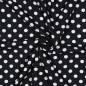 Preview: Viskose - Selda Dots - navy/weiß