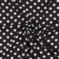 Preview: Viskose - Selda Dots - braun/weiß