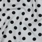 Preview: Viskose - Selda Dots - weiß/schwarz