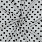 Preview: Viskose - Selda Dots - weiß/schwarz