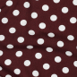 Preview: Viskose - Selda Dots - bordeaux/weiß