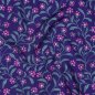 Preview: Viskose - Polina Flowers - blau