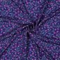 Preview: Viskose - Polina Flowers - blau
