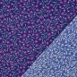 Preview: Viskose - Polina Flowers - blau
