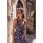 Preview: RESTSTÜCK 1,70m !!! - Viskose Stretch - Isla - dunkelblau/flieder