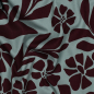 Preview: Viskosestretch - Melvina Flowers - mint/bordeaux