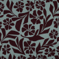 Preview: Viskosestretch - Melvina Flowers - mint/bordeaux