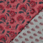 Preview: Doubleface Musselinstepper - Cinzia Flower - mauve